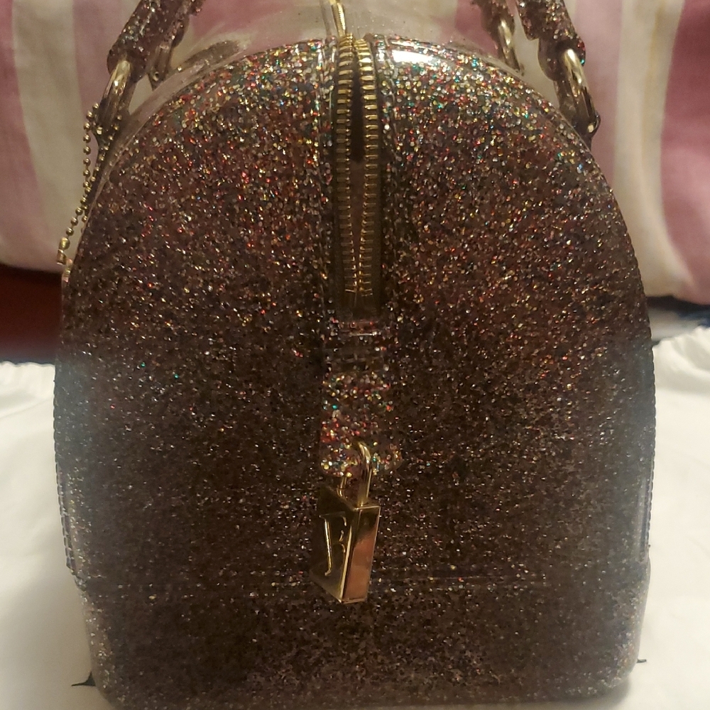 Furla Gold and Silver Satchel with Glamorous Metallic Finish - Picture 6 of 10